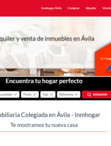 Diseño web - Inmhogar Ávila 