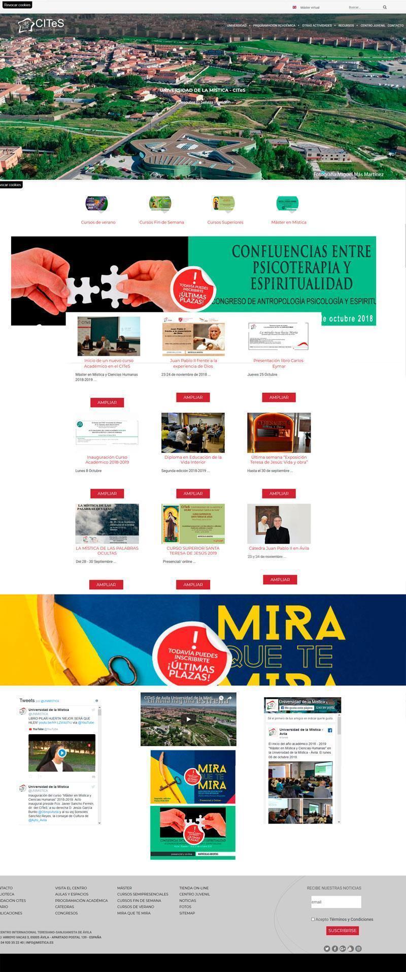 plantilla web mistica